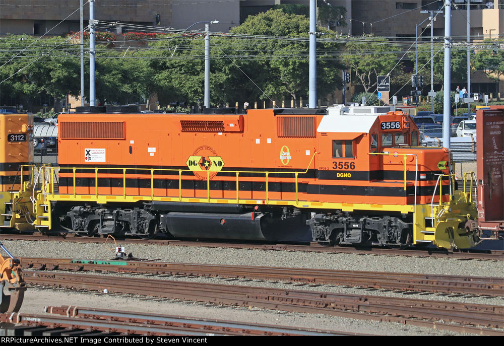 Dallas Garland & Northeastern GP38-2 #3556 assigned to in SD&IV.